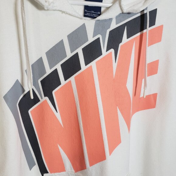 White Nike hooded sweatshirt size XL - Picture 2 of 9